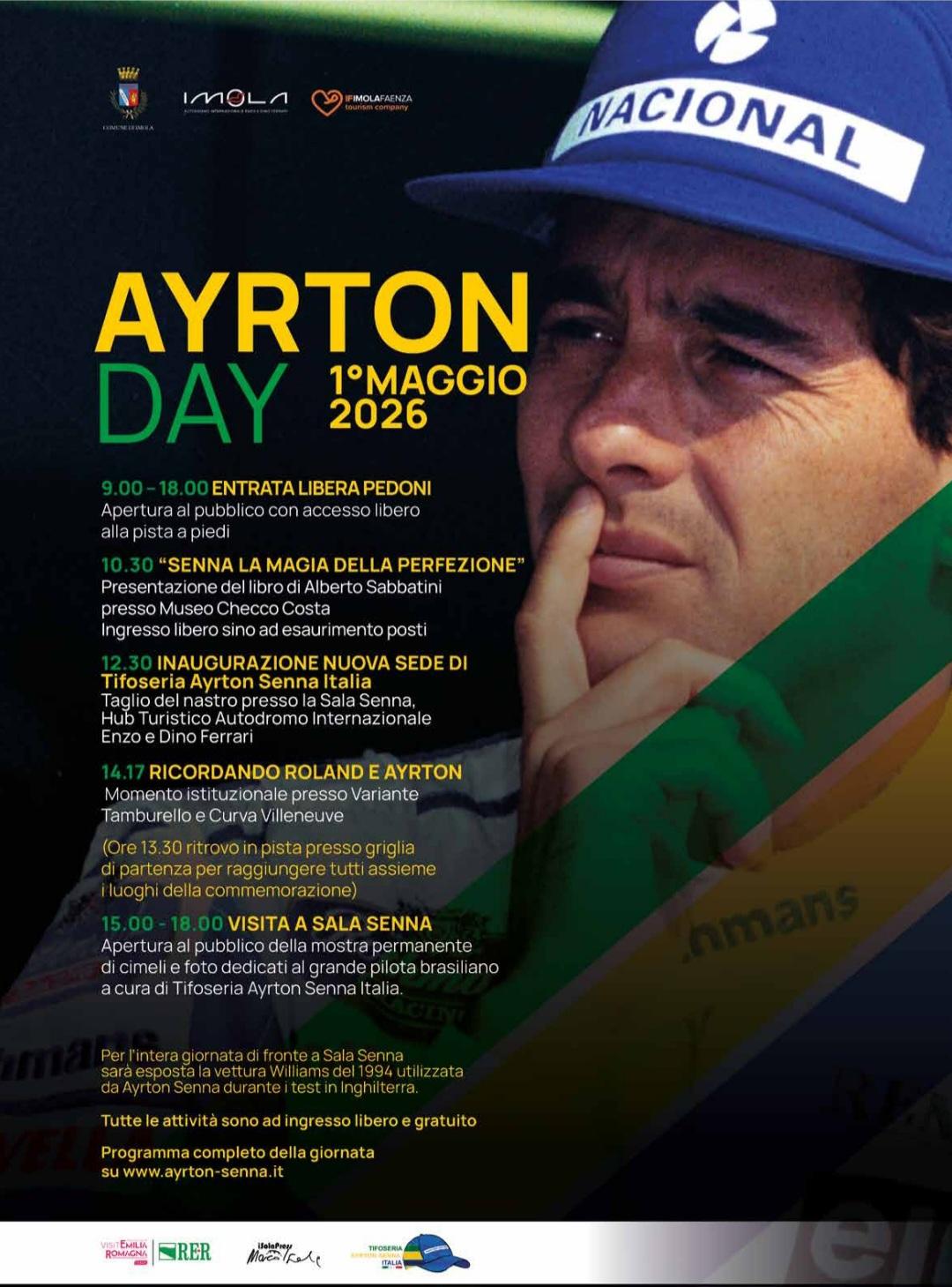Ayrton Day – 1° Maggio 2026